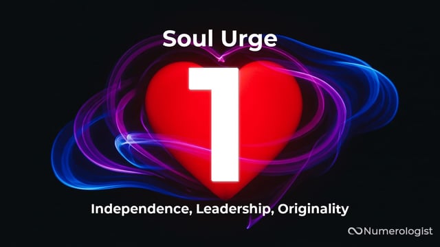 Soul Urge Number 1