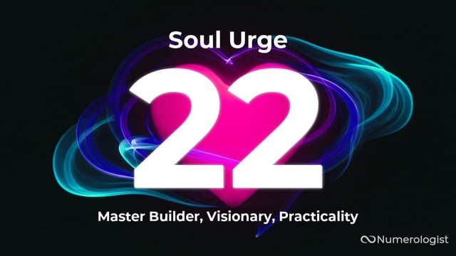 Soul Urge Number 22