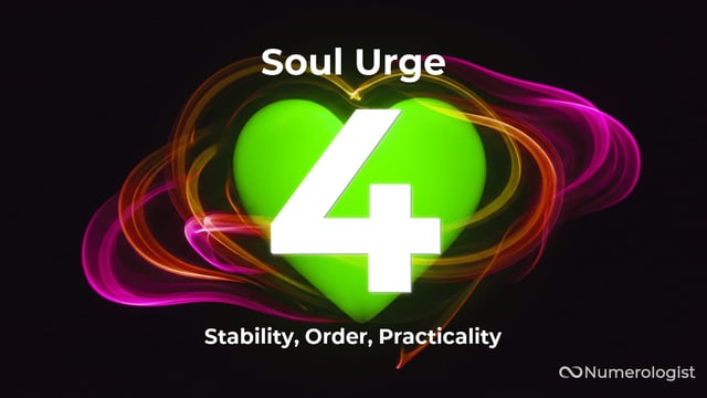 Soul Urge Number 4