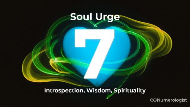 Soul Urge Number 7