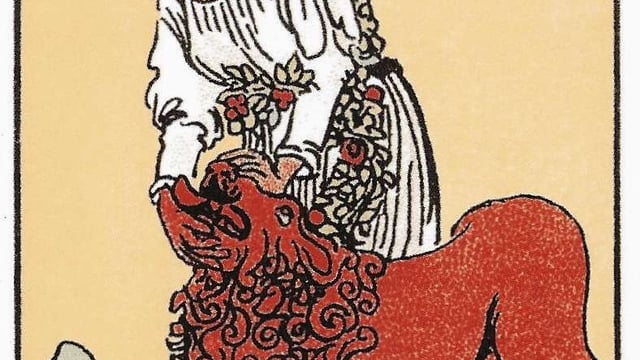 The Strength Card in the Rider-Waite Tarot Deck
