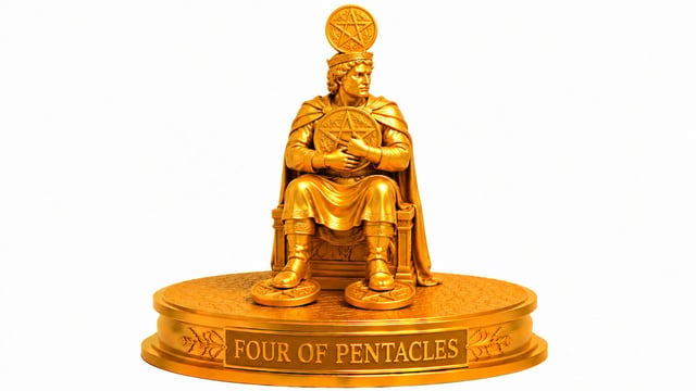 Four Of Pentacles tarot card