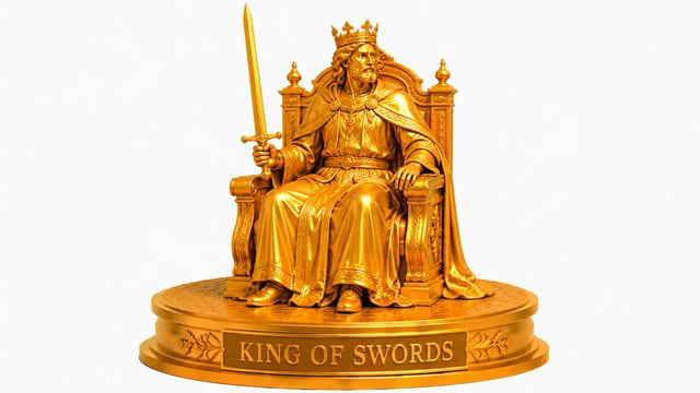King Of Swords tarot card