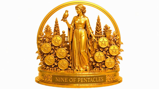 Nine Of Pentacles tarot card
