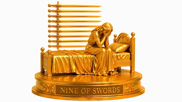 Nine Of Swords tarot card