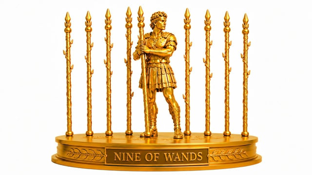 Nine Of Wands tarot card