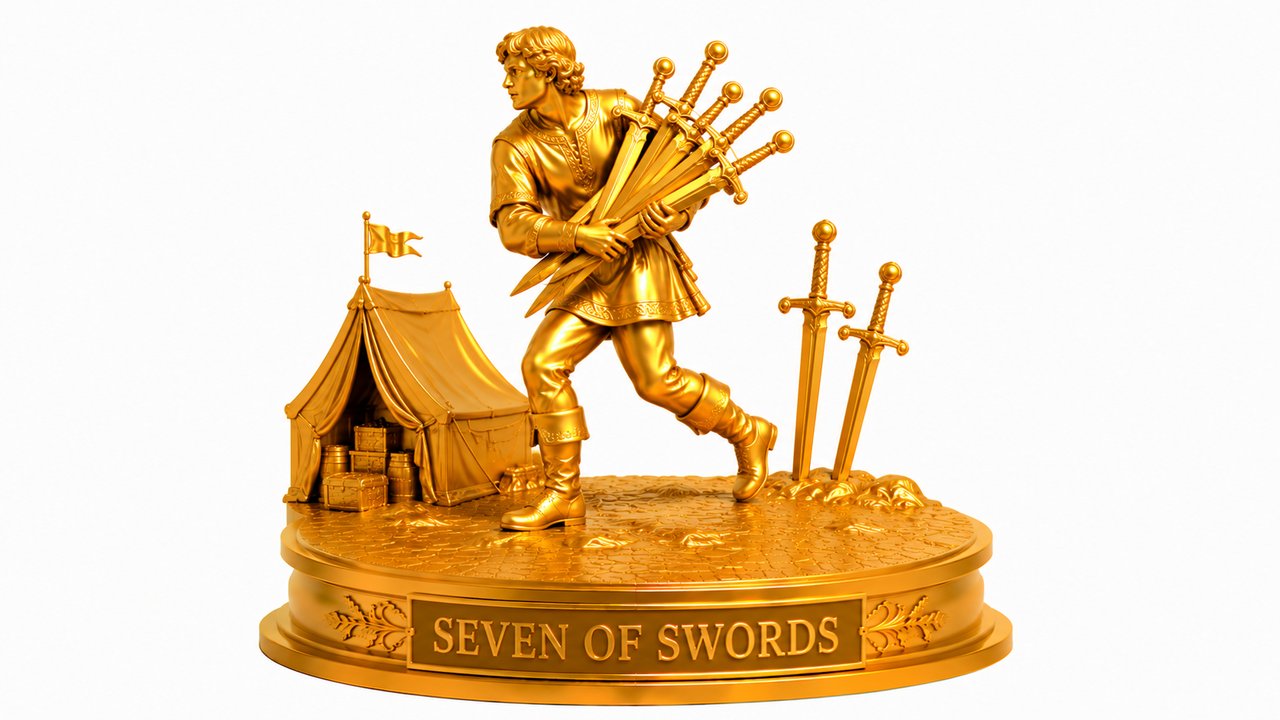 Seven Of Swords tarot card