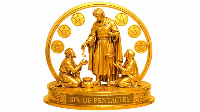 Six Of Pentacles tarot card