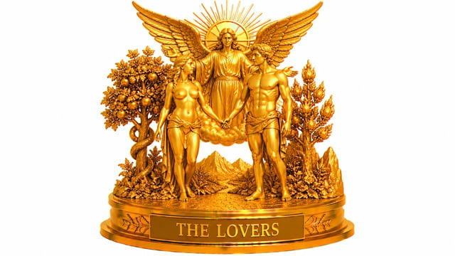 Lovers tarot card