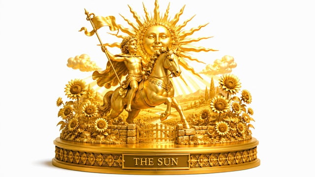 Sun tarot card
