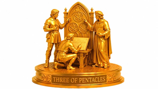 Three Of Pentacles tarot card