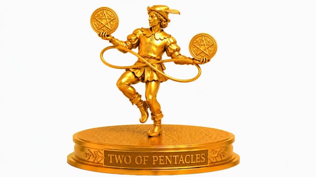 Two Of Pentacles tarot card